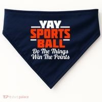 Sports Ball Do The Thing USA-Made Doggie Bandana thumb 0