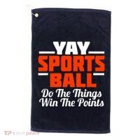 Sports Ball Do The Thing Golf Towel thumb 0