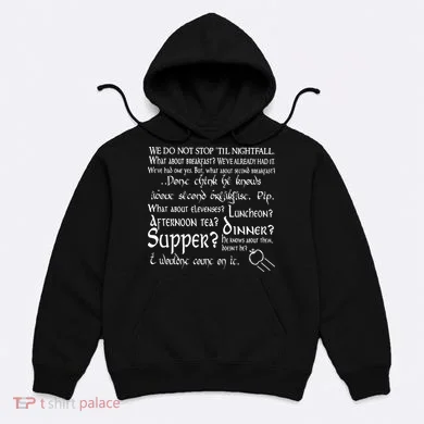 Second Breakfast Design On A Hoodie