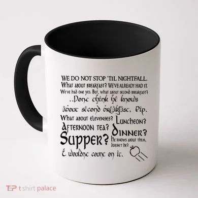 Second Breakfast Design On A Coffee Mug