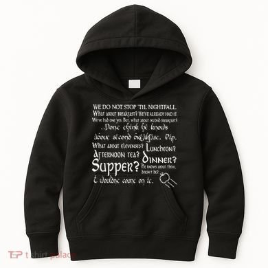 Second Breakfast Design On A Kids Hoodie