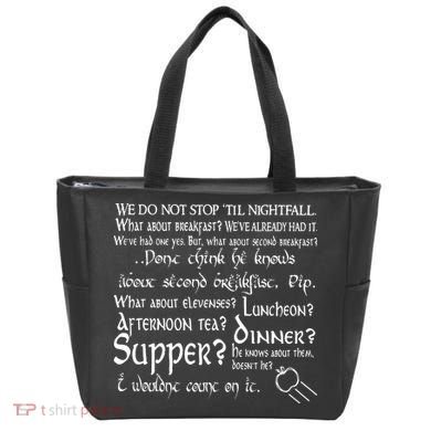 Second Breakfast Design On A Tote Bag