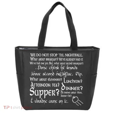 Second Breakfast Design On A Tote Bag