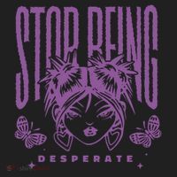 Stop Being Desperate Sassy Doll Women's Sweatshirt thumb 2
