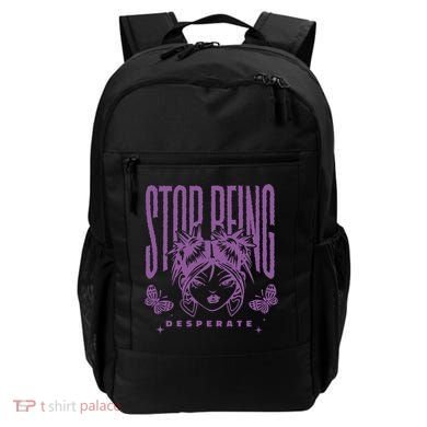 Stop Being Desperate Sassy Doll Backpack