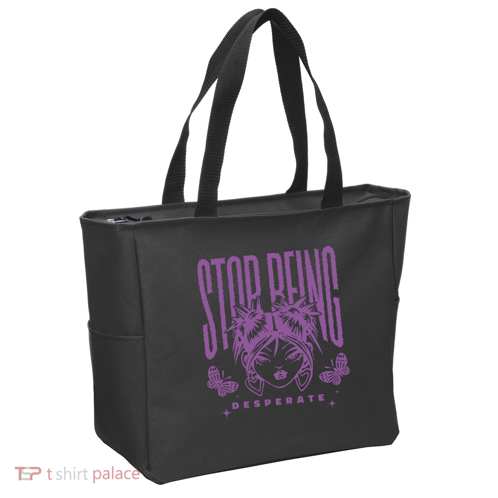 Stop Being Desperate Sassy Doll Tote Bag