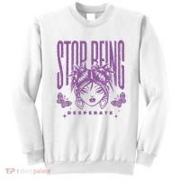 Stop Being Desperate Sassy Doll Sweatshirt thumb 0