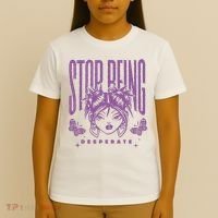 Stop Being Desperate Sassy Doll T-Shirt thumb 4