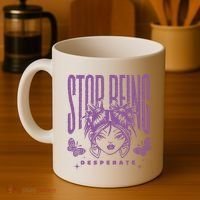 Stop Being Desperate Sassy Doll Coffee Mug thumb 4