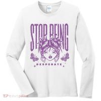 Stop Being Desperate Sassy Doll Women's Long Sleeve Shirt thumb 0