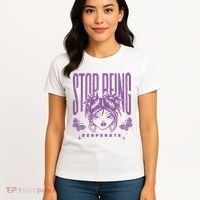 Stop Being Desperate Sassy Doll Women's T-Shirt thumb 4