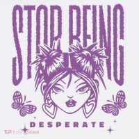 Stop Being Desperate Sassy Doll Kids Long Sleeve Shirt thumb 2