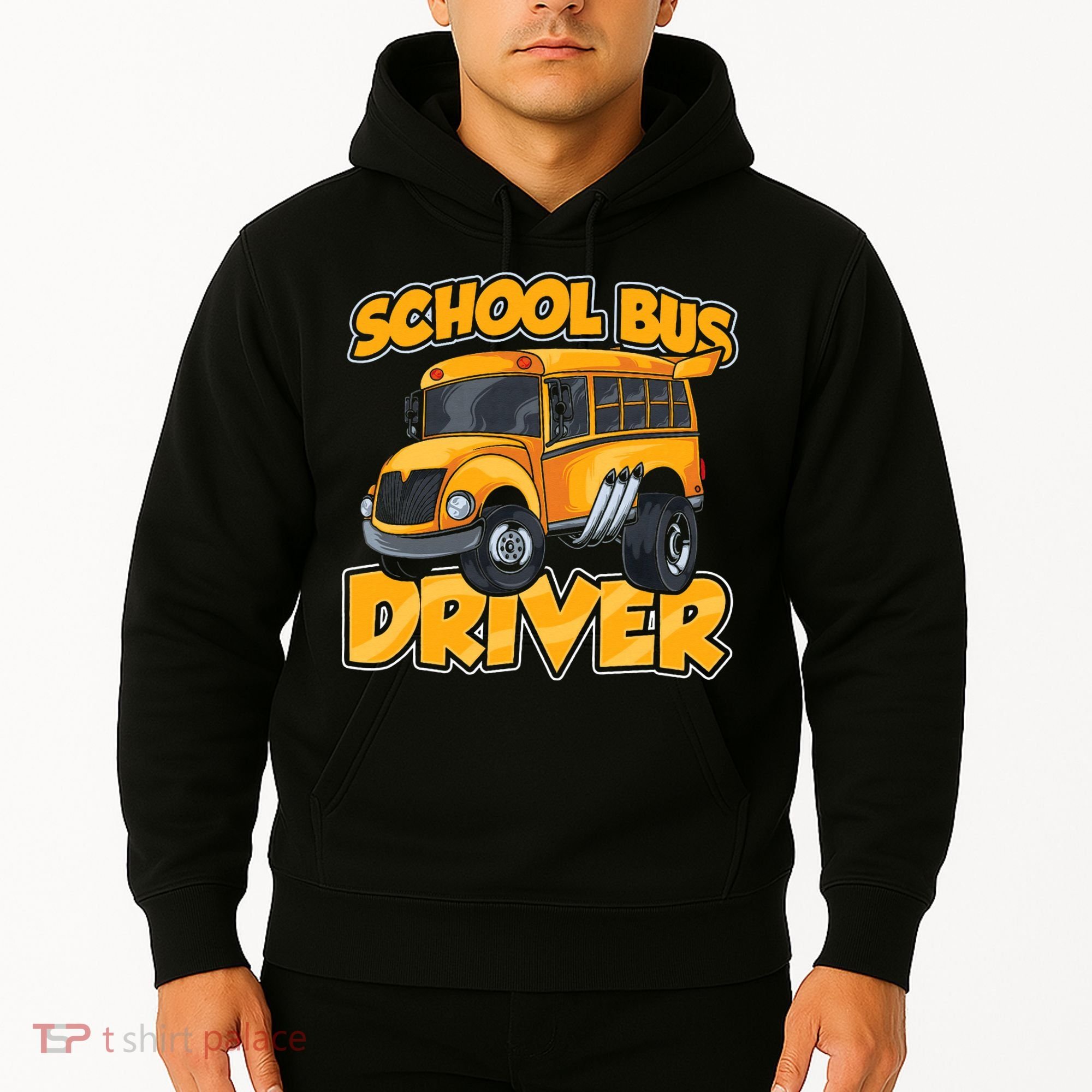 School Bus Driver Busman Operator Buses Job Hoodie