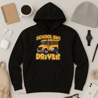 School Bus Driver Busman Operator Buses Job Hoodie thumb 3