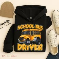 School Bus Driver Busman Operator Buses Job Hoodie thumb 4