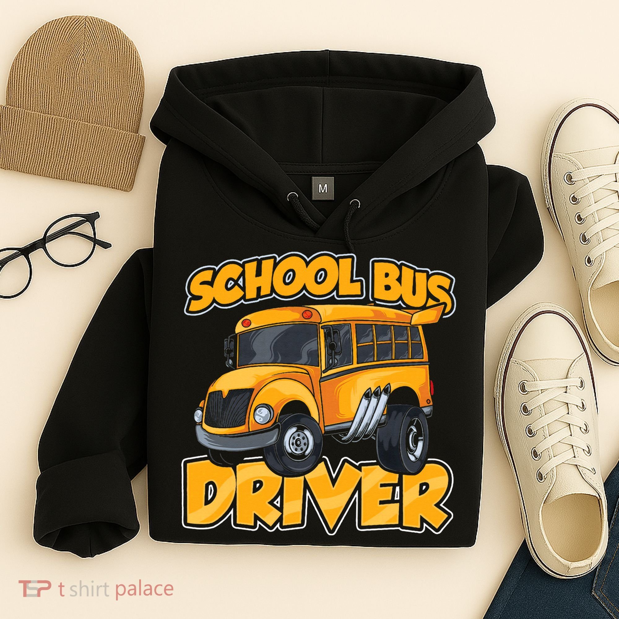 School Bus Driver Busman Operator Buses Job Hoodie