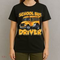 School Bus Driver Busman Operator Buses Job T-Shirt thumb 4