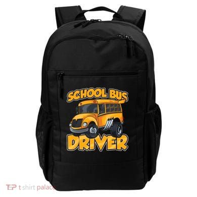 School Bus Driver Busman Operator Buses Job Backpack