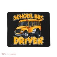 School Bus Driver Busman Operator Buses Job Mousepad thumb 0