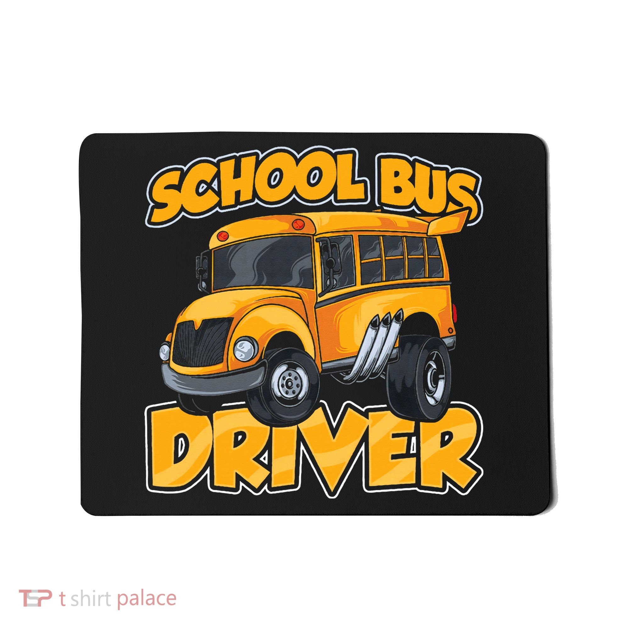 School Bus Driver Busman Operator Buses Job Mousepad