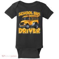 School Bus Driver Busman Operator Buses Job Baby Bodysuit thumb 0