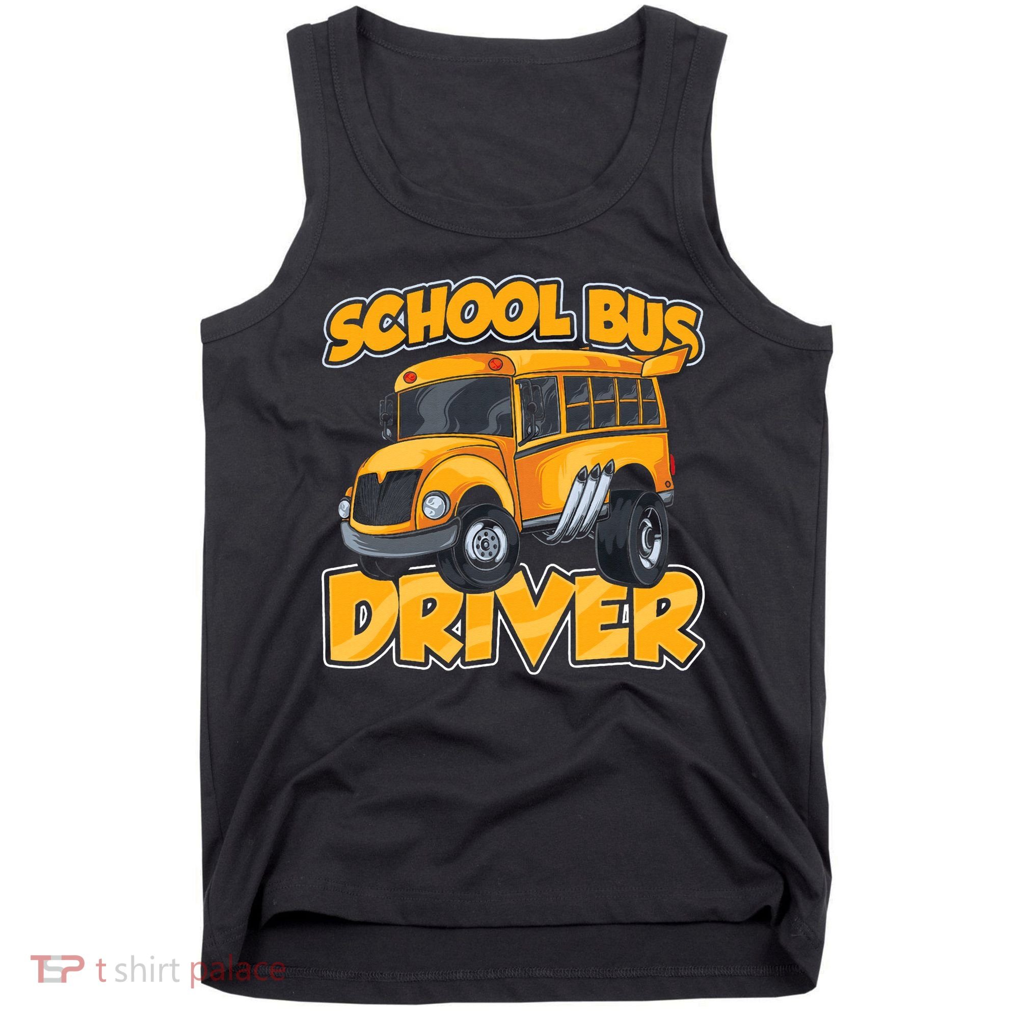 School Bus Driver Busman Operator Buses Job Tank Top