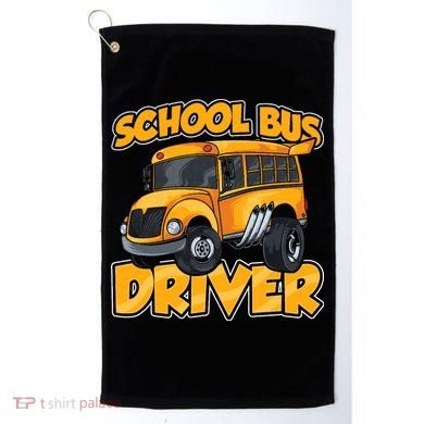 School Bus Driver Busman Operator Buses Job Golf Towel