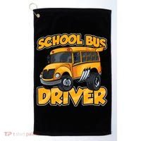 School Bus Driver Busman Operator Buses Job Golf Towel thumb 0