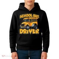 School Bus Driver Busman Operator Buses Job Kids Hoodie thumb 4