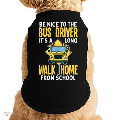 School Bus Driver Doggie Tank
