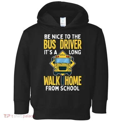 School Bus Driver Toddler Hoodie