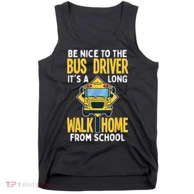 School Bus Driver Tank Top