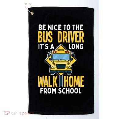 School Bus Driver Golf Towel