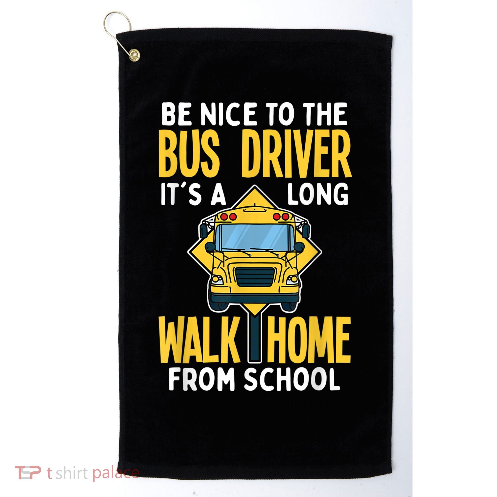 School Bus Driver Golf Towel