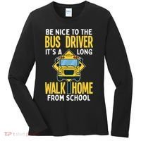 School Bus Driver Women's Long Sleeve Shirt thumb 0