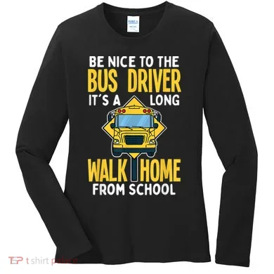 School Bus Driver Women's Long Sleeve Shirt