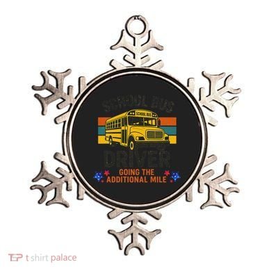 School Bus Driver - Going The Additional Mile Retro Vintage Ornament