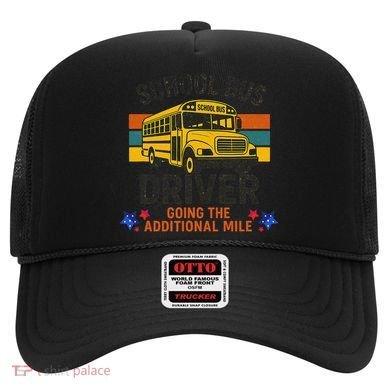 School Bus Driver - Going The Additional Mile Retro Vintage Hat