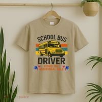 School Bus Driver - Going The Additional Mile Retro Vintage T-Shirt thumb 2