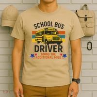 School Bus Driver - Going The Additional Mile Retro Vintage T-Shirt thumb 6