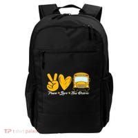 School Bus Driver Peace Love Bus Driver Driving Bus Backpack thumb 0