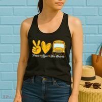 School Bus Driver Peace Love Bus Driver Driving Bus Women's Tank Top thumb 2