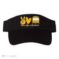 School Bus Driver Peace Love Bus Driver Driving Bus Visor thumb 0