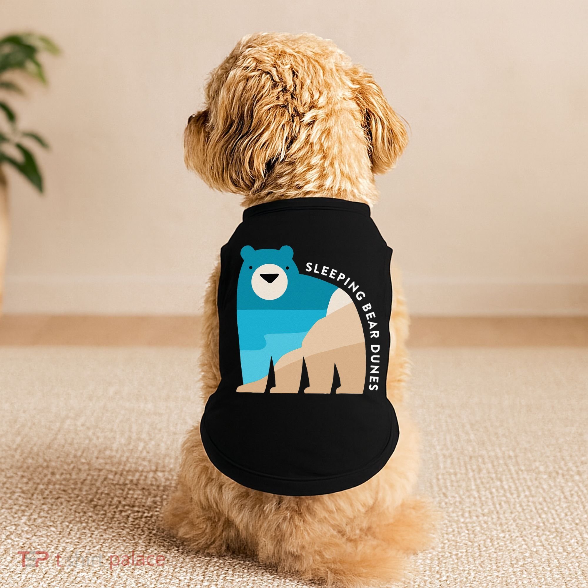 Sleeping Bear Dunes Michigan National Park Souvenir Gift Doggie Tank