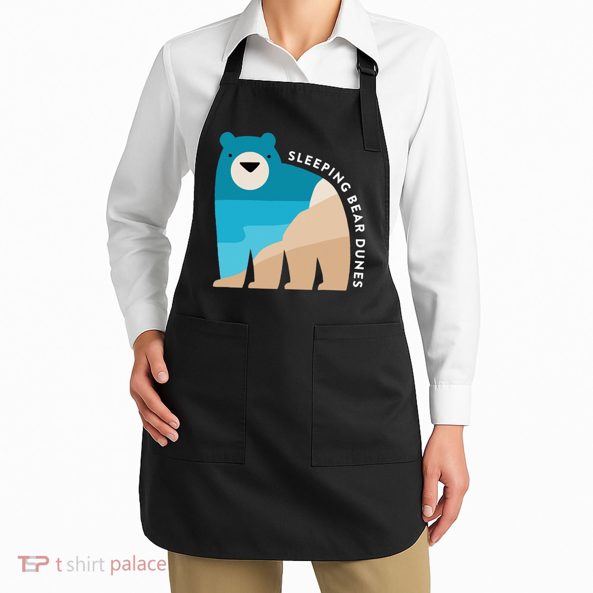 Sleeping Bear Dunes Michigan National Park Souvenir Gift Apron