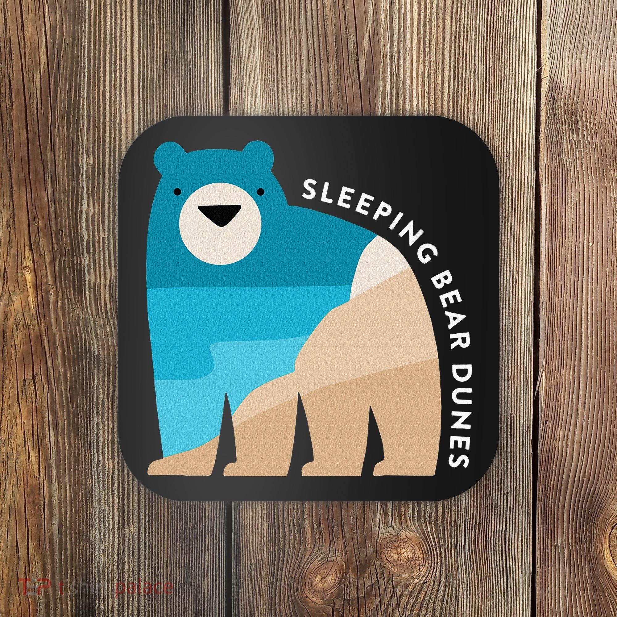 Sleeping Bear Dunes Michigan National Park Souvenir Gift Coaster