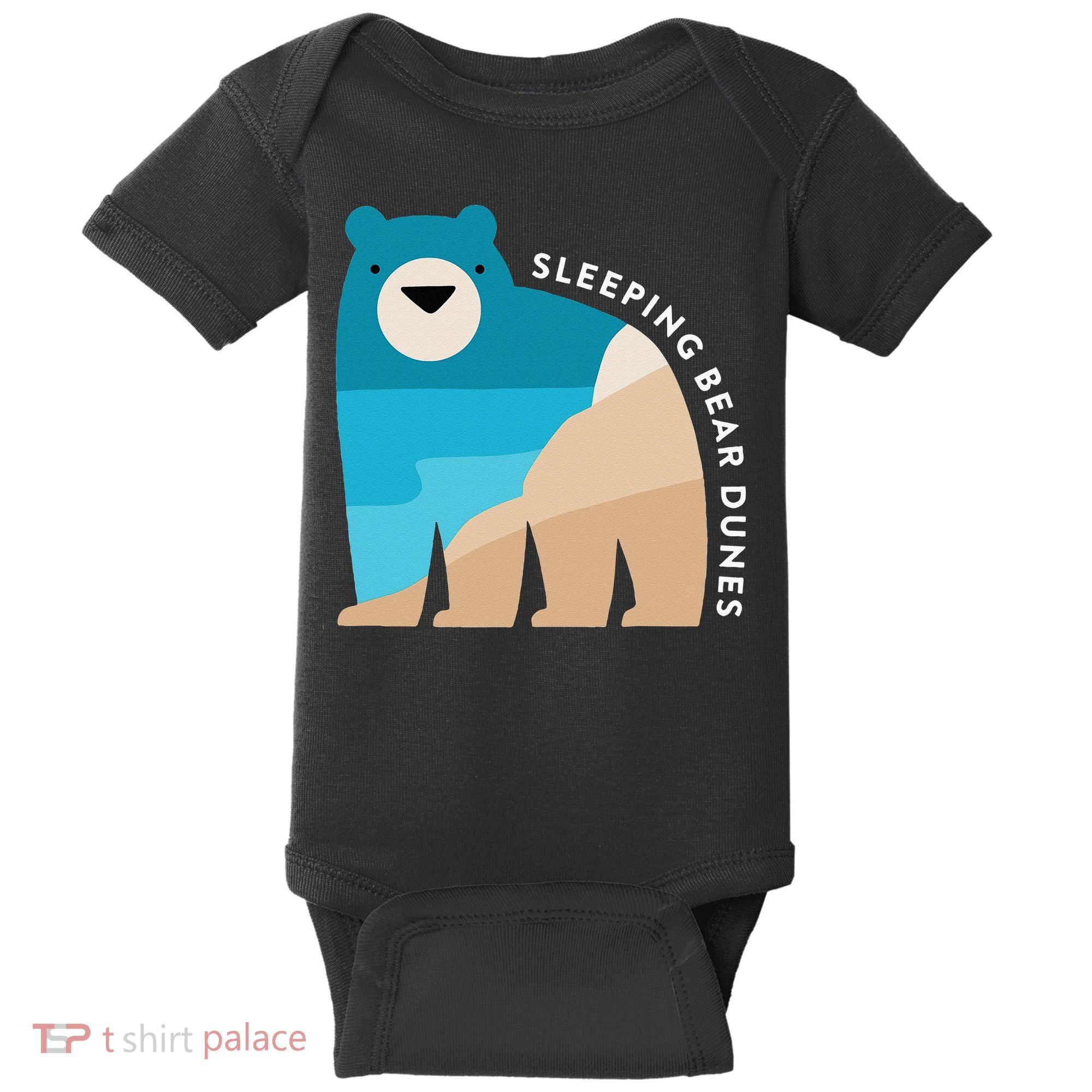 Sleeping Bear Dunes Michigan National Park Souvenir Gift Baby Bodysuit