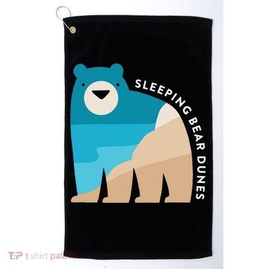 Sleeping Bear Dunes Michigan National Park Souvenir Gift Golf Towel