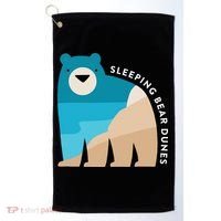 Sleeping Bear Dunes Michigan National Park Souvenir Gift Golf Towel thumb 0