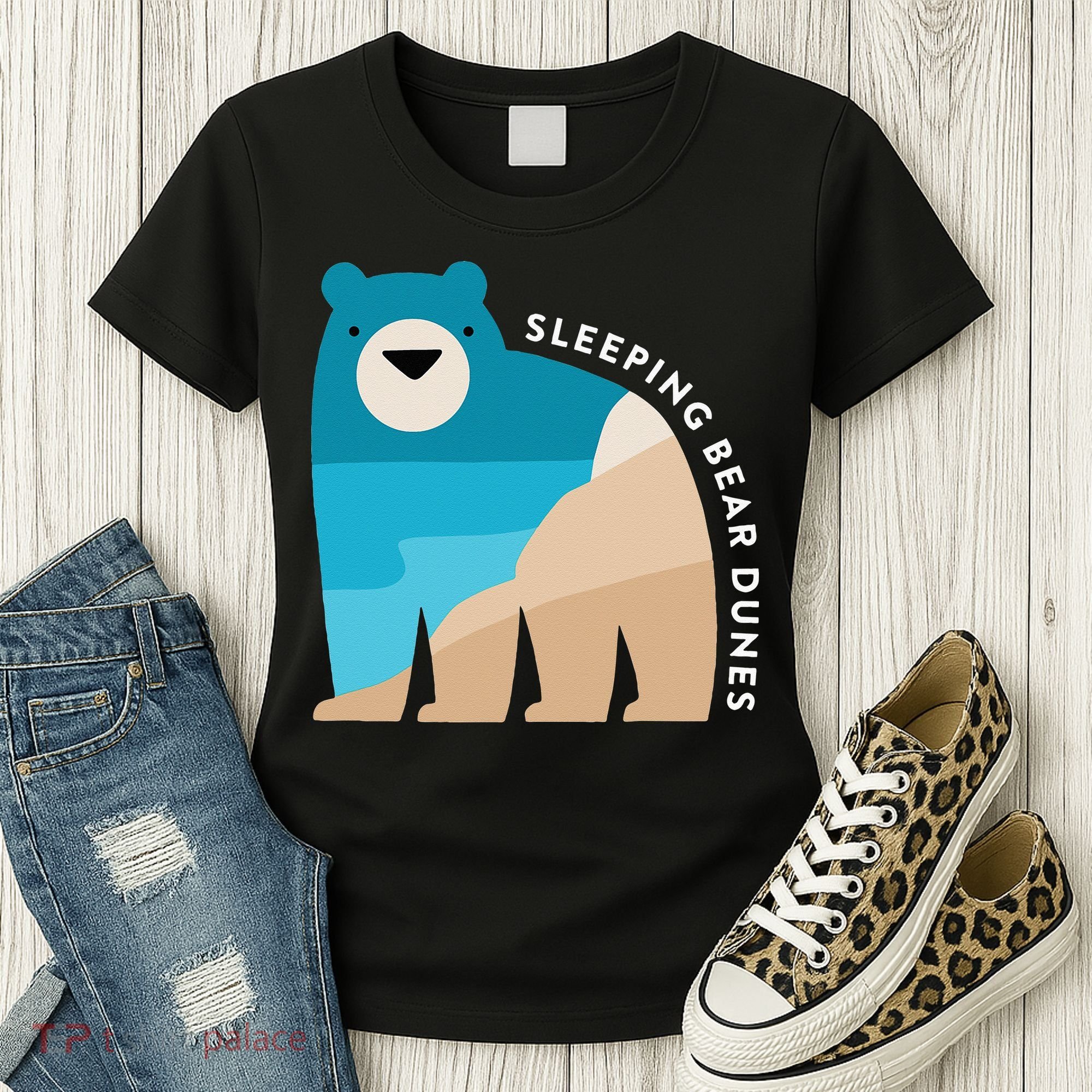 Sleeping Bear Dunes Michigan National Park Souvenir Gift Women's T-Shirt